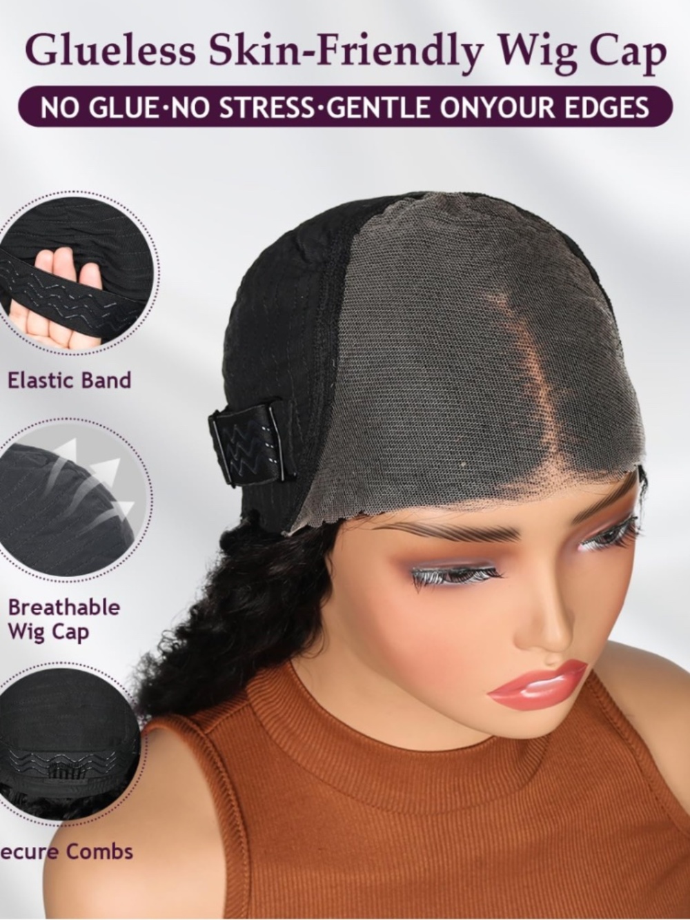 NIB Human Hair 12" Wig - Picture 3 of 12